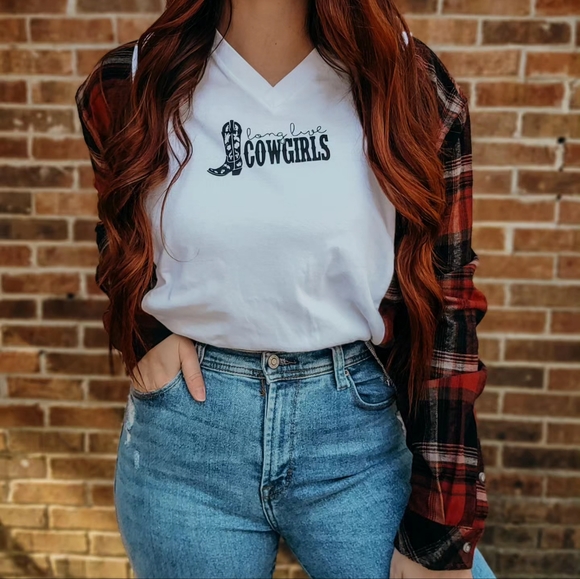 morgan wallen Tops - Morgan Wallen Cowgirls flannel tee